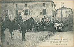 57 CHATEAU SALINS / Entrée Du Lieutenant Colonel Rollet - 17 Novembre 1918 / - Chateau Salins