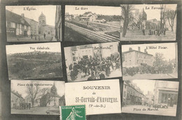 63 - PUY-DE-DÔME - SAINT-GERVAIS-D'AUVERGNE - Carte Souvenir Multivues - Superbe (10131) - Saint Gervais D'Auvergne