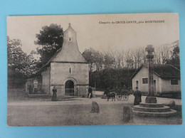 17 : MONTENDRE : CHAPELLE De CROIX-GENTE , Animé , C.P.A.,en Bon état - Montendre