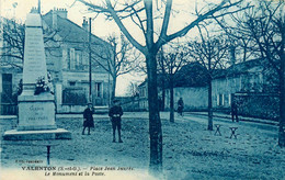 Valenton * La Place Jean Jaurès * Le Monument Et La Poste * Ptt - Valenton