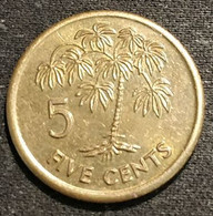 SEYCHELLES - 5 CENTS 2003 - KM 47.2 - ( Plant De Manioc ) - Seychellen