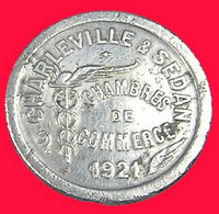 5 Centimes - 08 - Chambre De Commerce De Sedan Charleville - 1921 - Alu - TB + - - Monétaires / De Nécessité