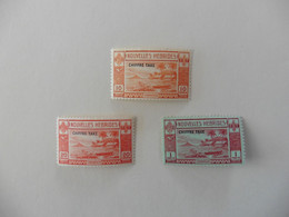 Océanie > Nouvelles-Hébrides > TAXE  : 3 Timbres Neufs N° 12-13-15- - Portomarken