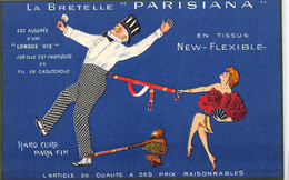 LA BRETELLE " PARISIANA " EN TISSUS NEW-FLEXIBLE - Werbepostkarten