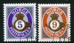 NORWAY 2002 Posthorn Definitive 5, 9 Kr. Used.  Michel 1415-16 - Gebraucht