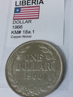 Liberia - Dollar, 1966, KM# 18a.1 - Liberia