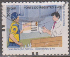 Brasil - 2011 - Comunicação Postal-Registrado E Ar  - Porte Do Registro + Ar  (o)  RHM Nº - Oblitérés