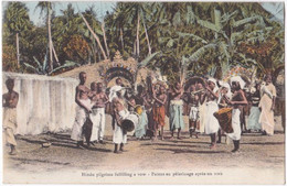 CEYLON. Diocese Of Trincomalie. Hindu Pilgrims Fulfilling A Vow - Sri Lanka (Ceylon)