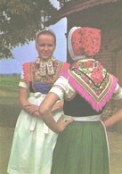 Germany:Slepo, Girls Wearing National Costumes - Europe
