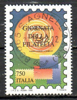 ITALIE. N°2200 Oblitéré De 1996. Journée De La Philatélie. - Giornata Del Francobollo