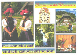 Germany:Schwarzwald, Girls Wearing National Costumes, Views - Europe
