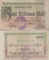 Traunstein Inflationsgeld Sparkassa Traunstein Gebraucht (III) 1923 5 Millionen Mark - 5 Millionen Mark