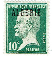 16 Algérie Pasteur 10 C  Vert - Neufs