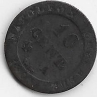 France - 10 Centimes 1809 A - Andere & Zonder Classificatie