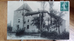 CPA   SAINT BENOIT   Vieux Château Des Marches  (1908),. .(S11-22) - Other Municipalities