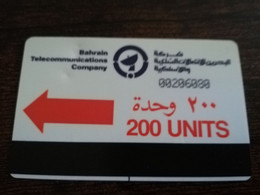 BAHRAIN   AUTELCA / 200 UNITS RED   ARROW & VALUE  FIRST ISSUE BHN 4    **9119** - Bahrein