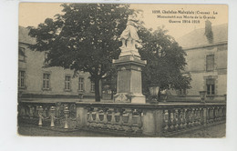 CHATELUS MALVALEIX - Le Monument Aux Morts De La Grande Guerre - Chatelus Malvaleix