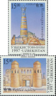 Usbekistan 160-161 (kompl.Ausg.) Postfrisch 1997 Seidenstraße - Ouzbékistan