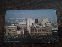 BAHRAIN   GPT CARD  100 UNITS/ CITY CENTRE-MANAMA       /  EARLY  ISSUE BHN19A   / 1BAHR  SHALLOW  NOTCH    **9134** - Baharain