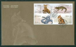 Espèces Menacées / Endangered Species; Timbre Scott # 2173-7 Stamp; Premier Jour / First Day (8473) - Briefe U. Dokumente