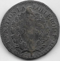 France - Louis XVI - 2 Sols 1792 A - 1774-1791 Luigi XVI