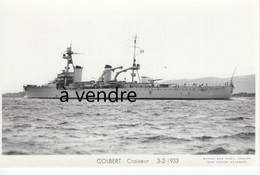COLBERT, Croiseur,  3-2-1933 - Guerra