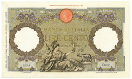 100 LIRE CAPRANESI AQUILA ROMANA TESTINA FASCIO ROMA 21/10/1938 QSPL - Andere