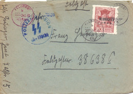 1943 Lettera Con Interessanti Annulli Per Germania -BOLLI NON GARANTITI - 01 - Marcofilía