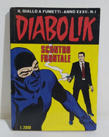 I104016 DIABOLIK - A. XXXII N. 1 - Scontro Frontale - Diabolik