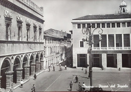 Cartolina - Pesaro - Piazza Del Popolo - 1956 - Pesaro