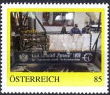 K.u.K. Luftschiff Parseval 1909 Kanzel Und Motor  Konstruiert Von Ferdinand Porsche, Personalisierte Briefmarke,Flugzeug - Ongebruikt