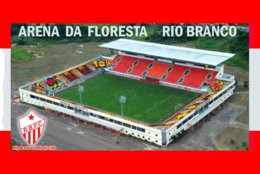 CARTE DE STADE . RIO BRANCO  BRESIL  ARENA DA FLORESTA#  CS. 297 - Calcio