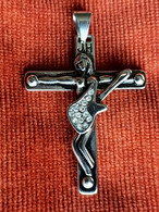 Croix De Johnny Hallyday Acier Inoxydable 7 Cm - Autres & Non Classés