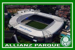CARTE DE  STADE  . SAO PAULO  BRESIL  ALLIANZ PARQUE   # CS. 143 - Calcio