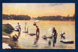 Sri Lanka (Ceylon).  Laveurs De Linge (dhobbies) Dans Le Lac Beira De Colombo. - Sri Lanka (Ceilán)