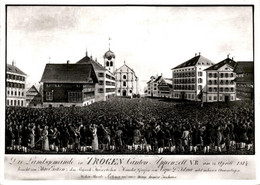 Landsgemeinde Von Appenzell A. Rh. In Trogen Im Jahre 1814 (28370) * 27. 4. 1970 - Trogen