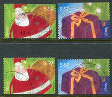 NORWAY 2003 Christmas Two Pairs Used.  Michel 1484-85 Dl-Dr - Usati