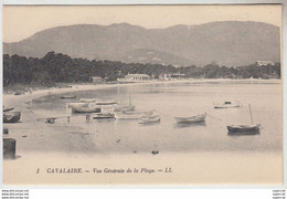 N°471  VAR.CAVALAIRE.VUE GENERALE DE LA PLAGE - Cavalaire-sur-Mer