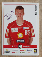 Card Tim Remer - TUS Lubbecke - 2006-2007 - Handball - Original Signed - Handball