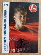 Card Jeffrey Boomhouwer - MT Melsungen - 2014-2015 - Handball - Original Signed - Balonmano