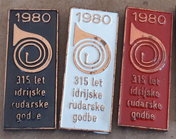 Idrija Mining Band Idrijska Rudarska Godba 315 Years Music  Slovenia Pins Badge - Musique