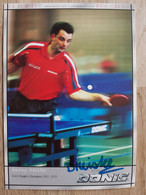Card Danny Heister - Powered By Donic - Table Tennis - Original Signed - Tennis De Table