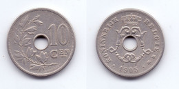 Belgium 10 Centimes 1905 (legend In Dutch) - 10 Centimes