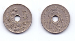 Belgium 5 Centimes 1925 (legend In French) - 5 Cent