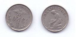 Belgium 50 Centimes 1930 (legend In Frenchh) - 50 Cent