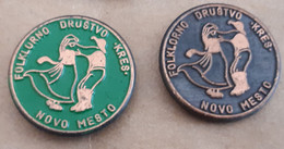 Folk Dance Kres Novo Mesto  National Dance Slovenia  Pins Badge - Musique