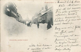 Pontarlier - Grande Rue Pendant La Neige - Pontarlier