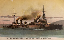 Le JULES FERRY - Marine De Guerre - Bateau Navire Croiseur De 1ère Classe - Militaria - Warships