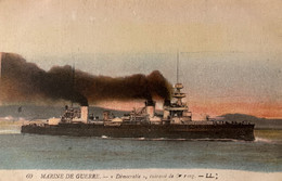Le DÉMOCRATIE - Marine De Guerre - Bateau Navire Croiseur De 1er Rang - Militaria - Guerra