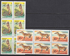 A0130  TURKMENISTAN 1992,  SG 2-3  Animals Of Central Asia, Blocks Of 6, Mnh - Turkmenistán